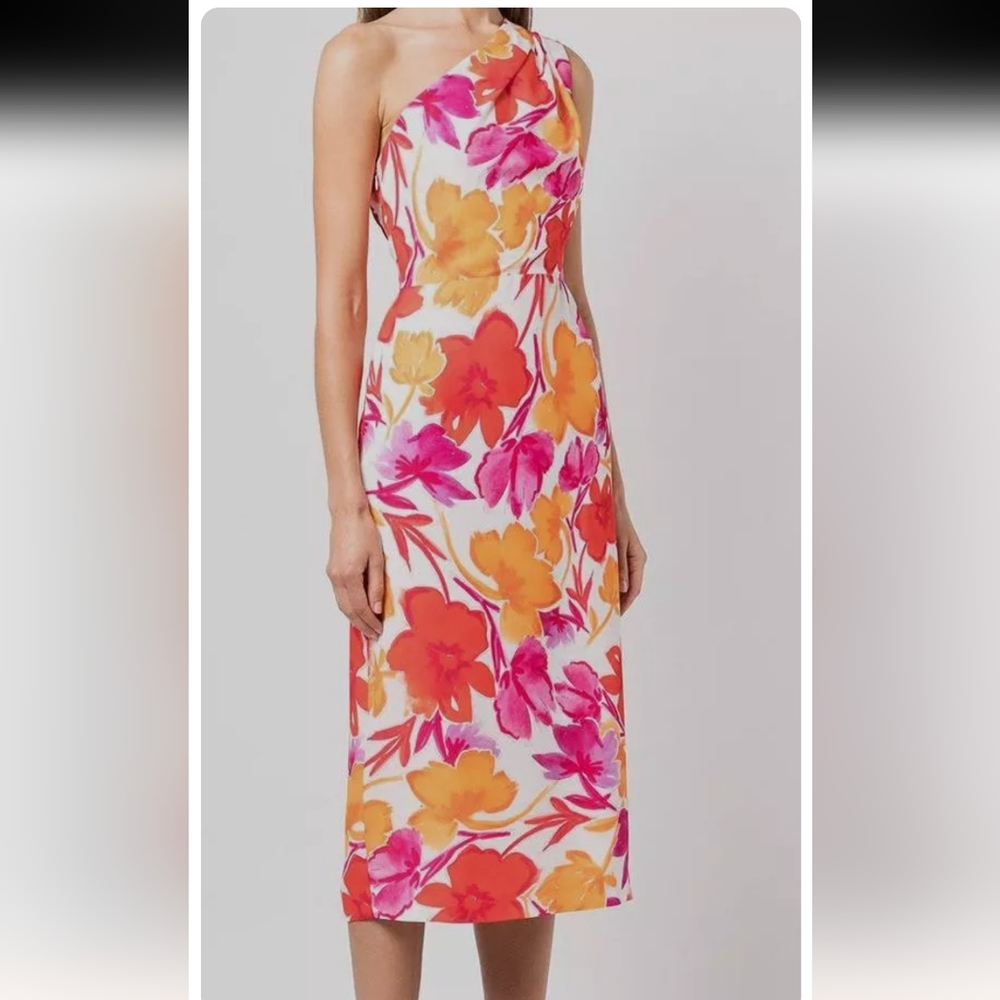 Milly- NWOT Elin Paper Peony Printed Dress Size 8
